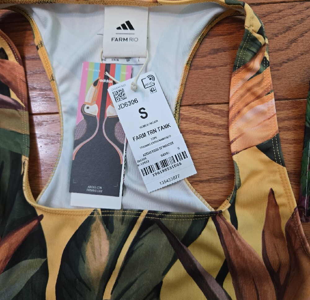 FARM RIO & ADDIDAS COLAB & JOHNNY WAS TOTE - Picture 3 of 5
